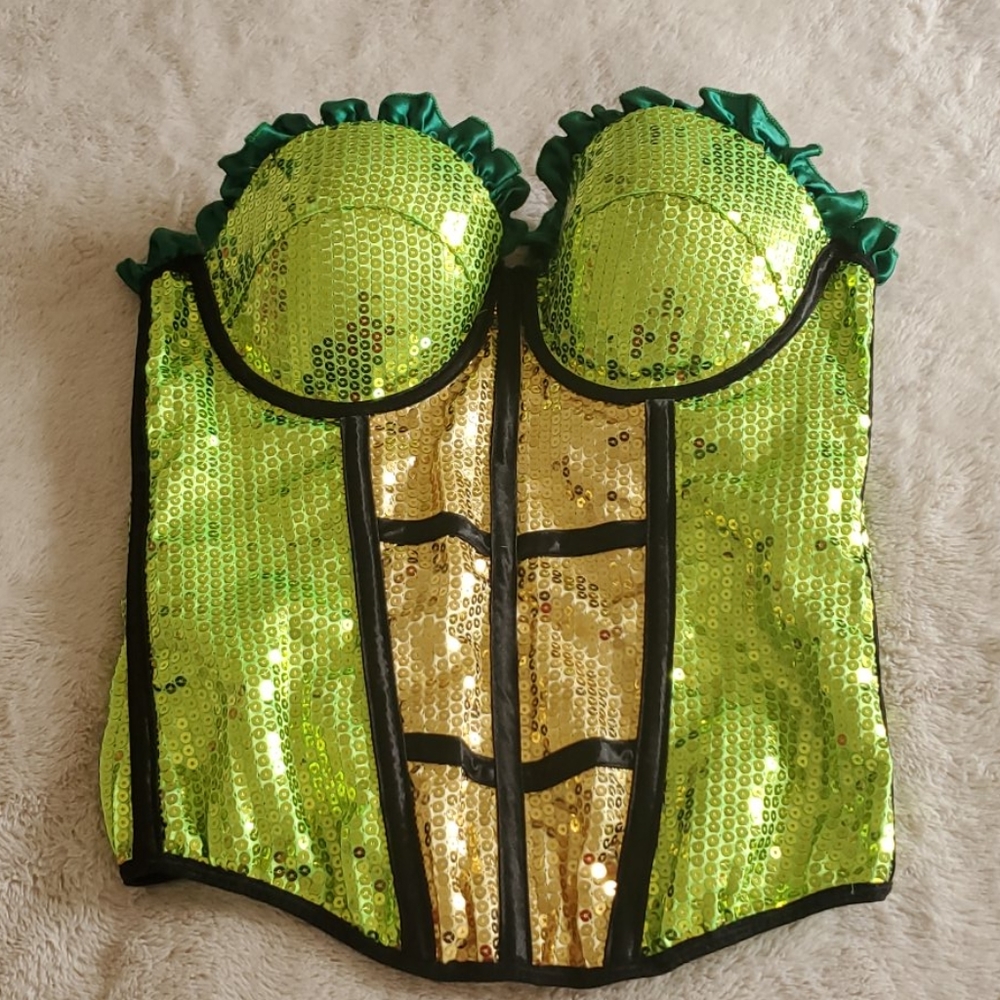 Green corset
